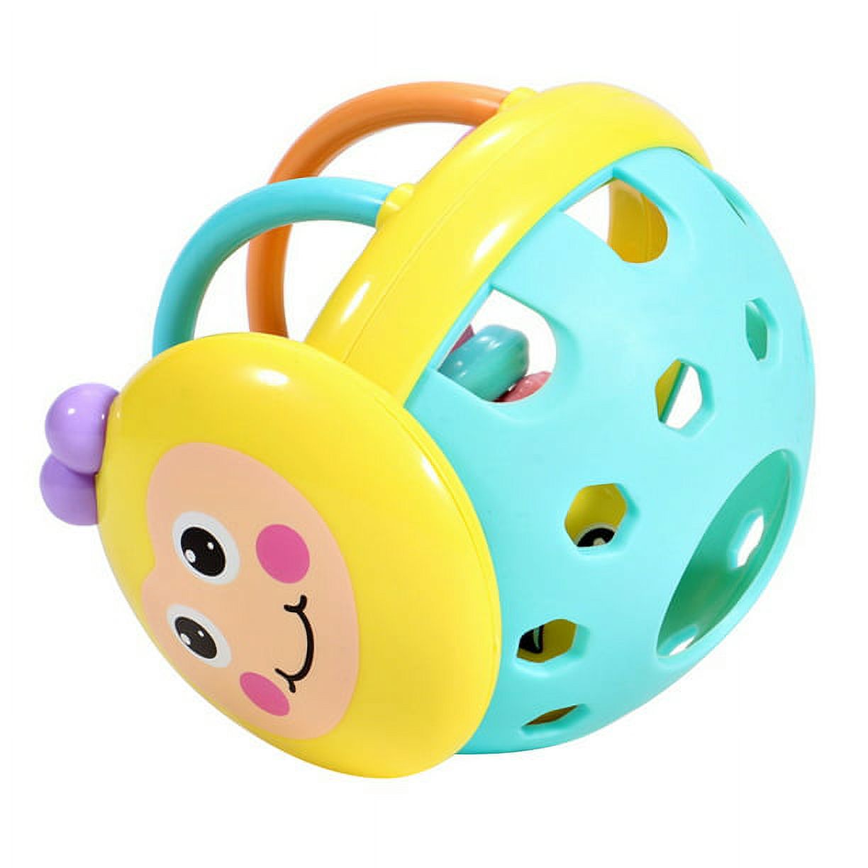 Rattle Ball Sensory Teether Toy Silicone O8026
