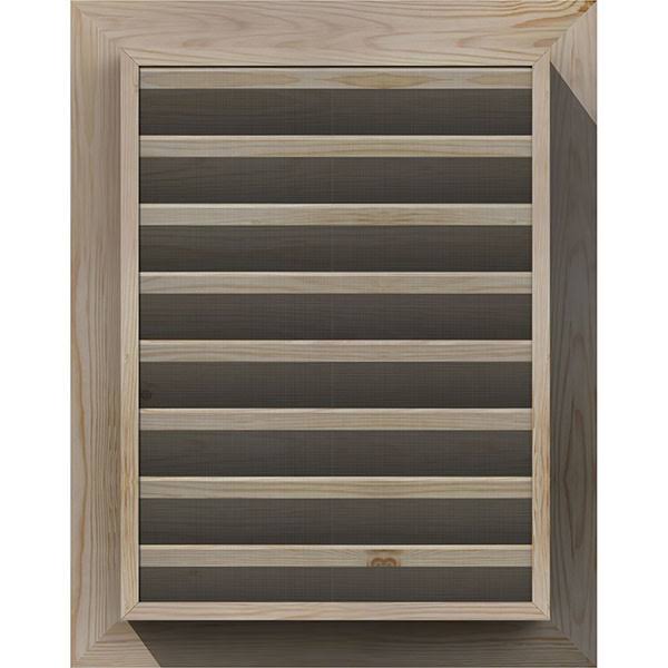 Unfinished Pine Gable Vent P158
