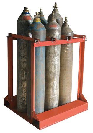Gas Cylinder Rack, Capacity 6 Cylinders R869133