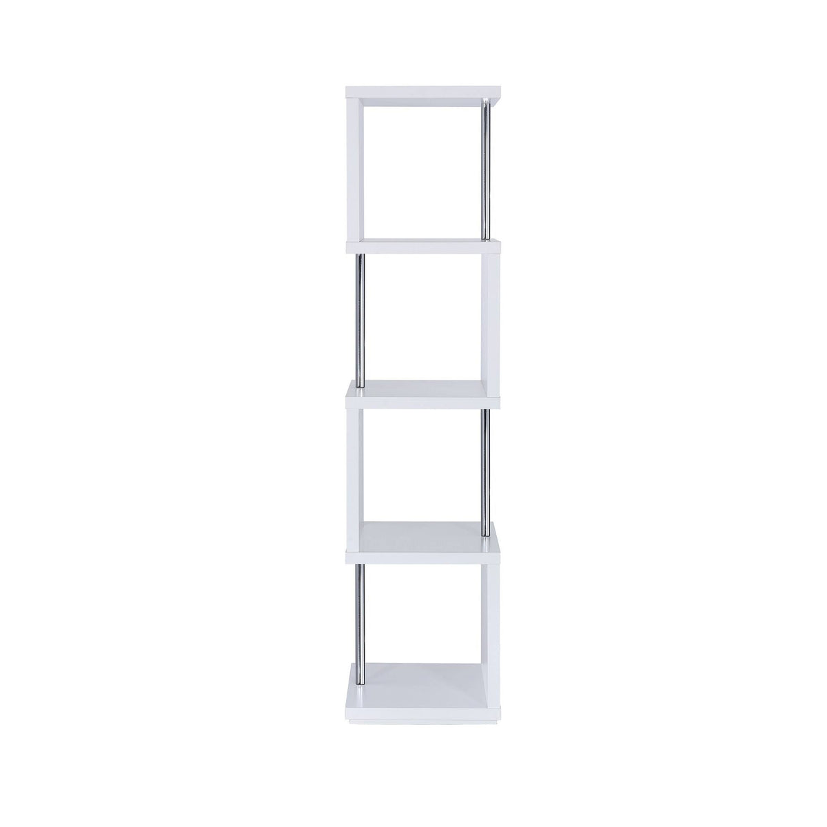 White 4-Tier Bookcase Y2566