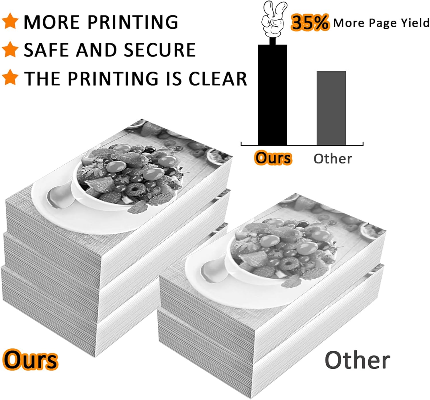 6 Pack Black Toner Cartridge W348