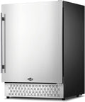 Stainless Steel 24 Inch Under Counter Beverage Refrigerator W9191