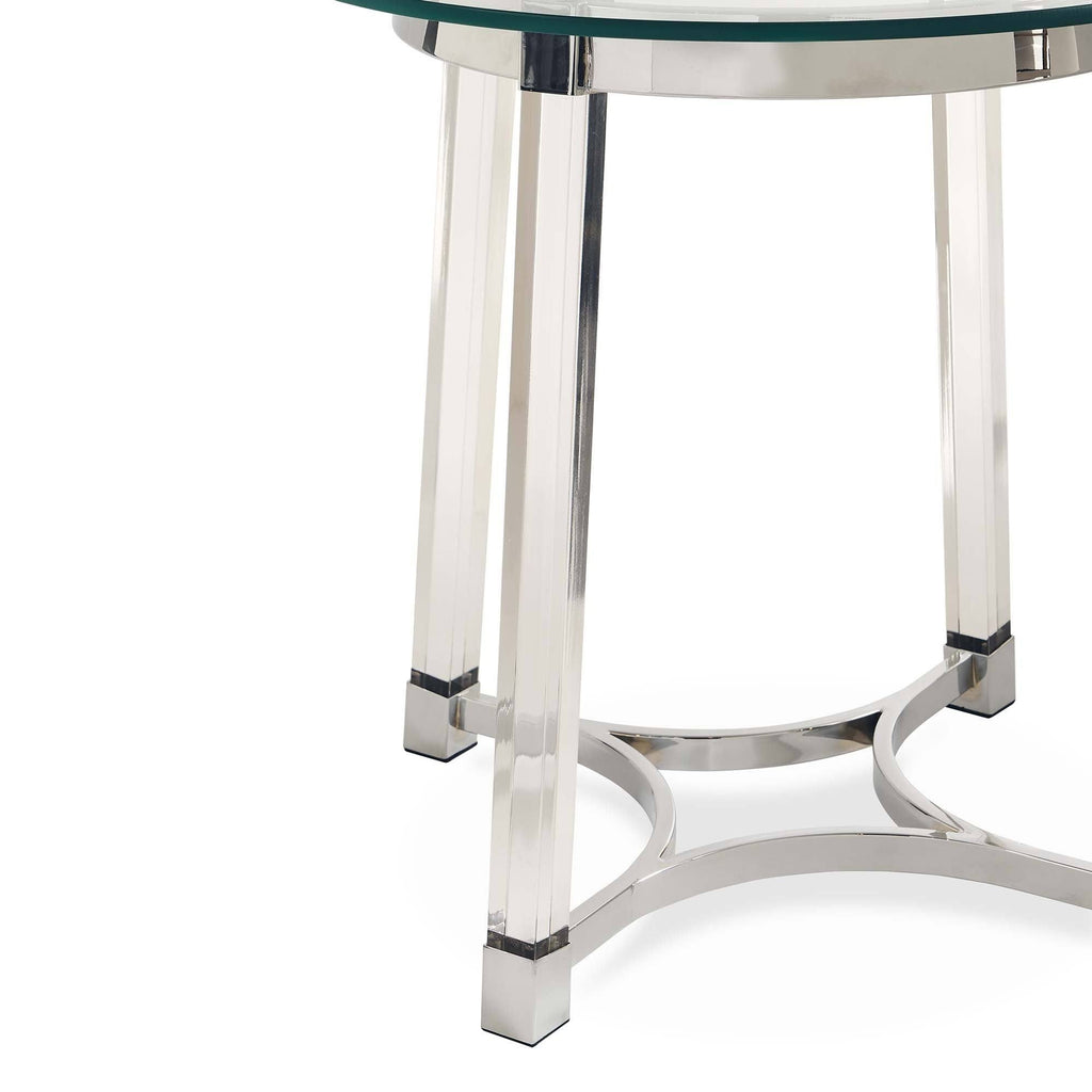 Clear End Table D84392