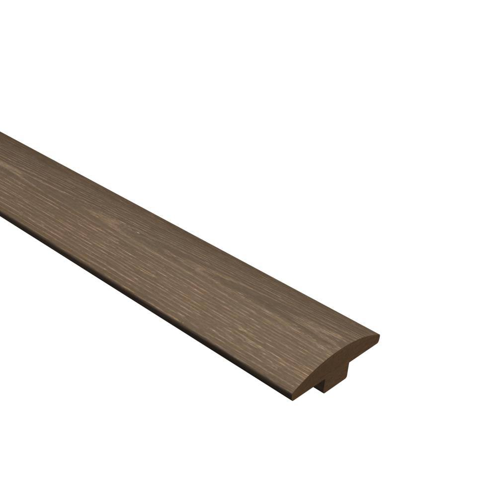 2-in x 74.81-in Wood Floor T-Moulding in Brown L271568