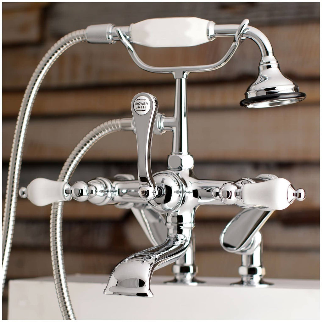 Chrome Clawfoot Tub Faucet with Hand Shower N707965