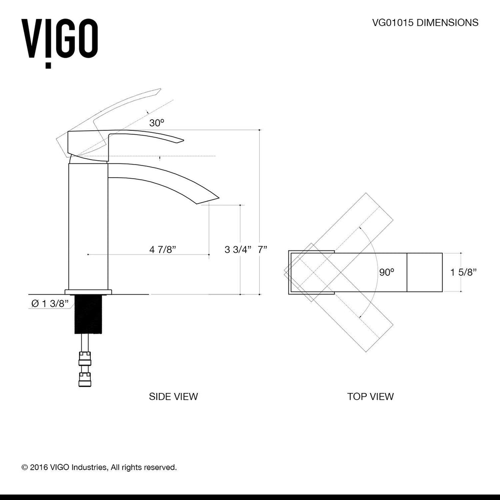 Graphite Black Single Hole Bathroom Faucet B865