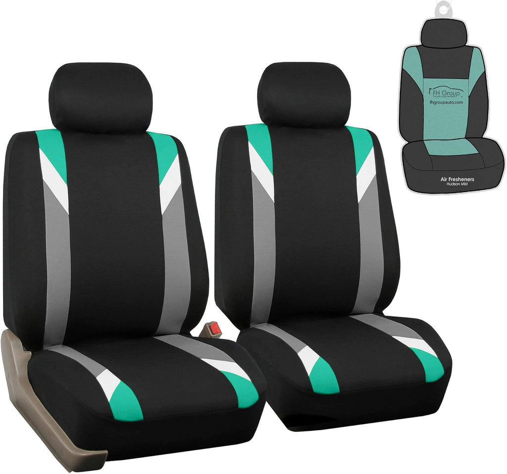 Gray/Black Seat Covers Q23558