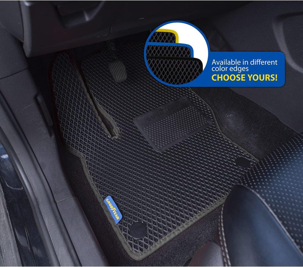 Black/Black 4 Pc. Car Floor Liners K816219
