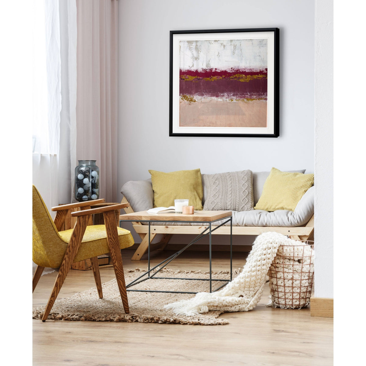 Framed Giclee Print 26x26 C25502