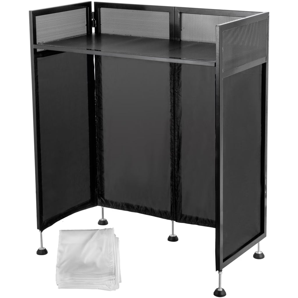 DJ Facade Flat Table Top with White & Black Scrim L705338