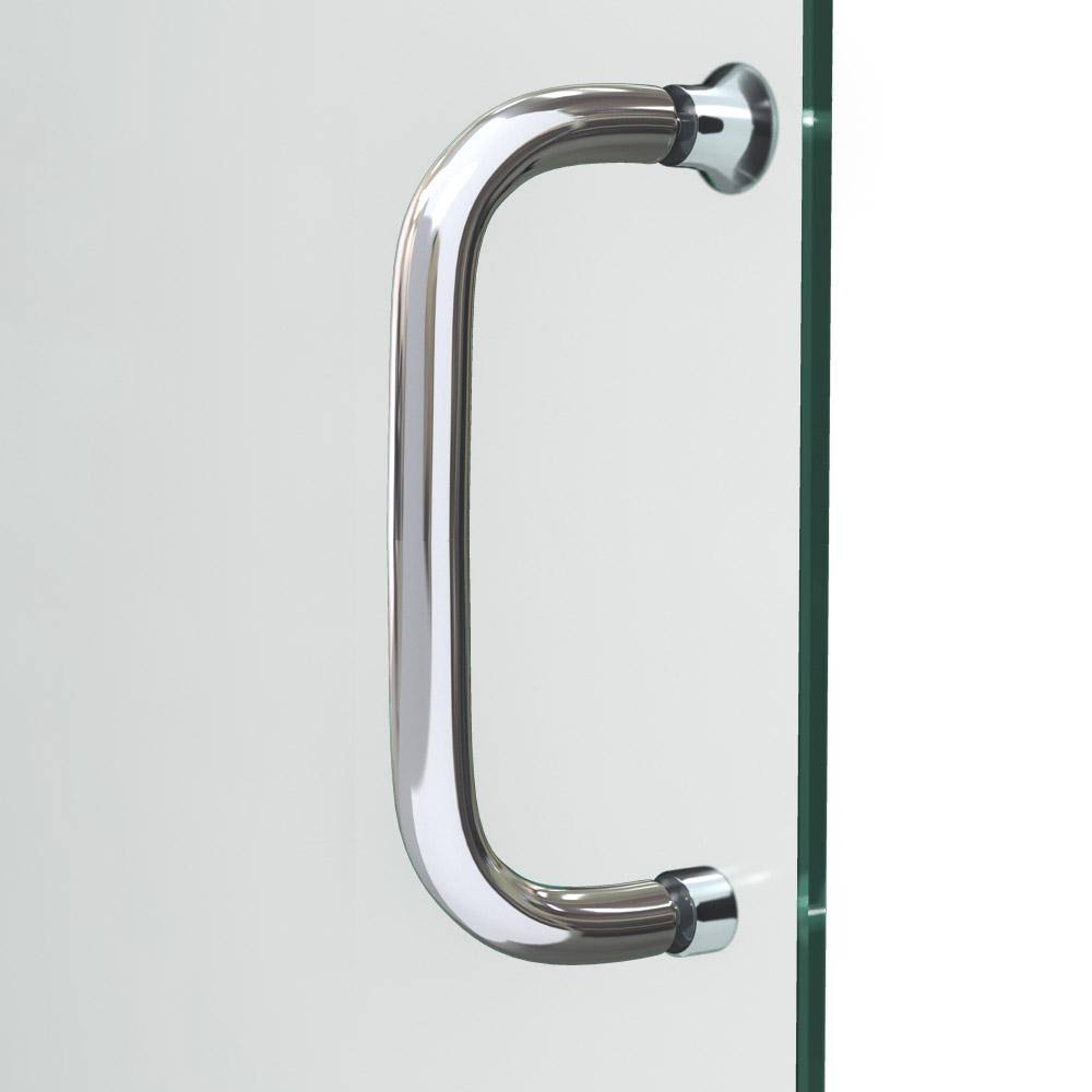 Clear Sliding Shower Door in Oil Rubbed Bronze E8186