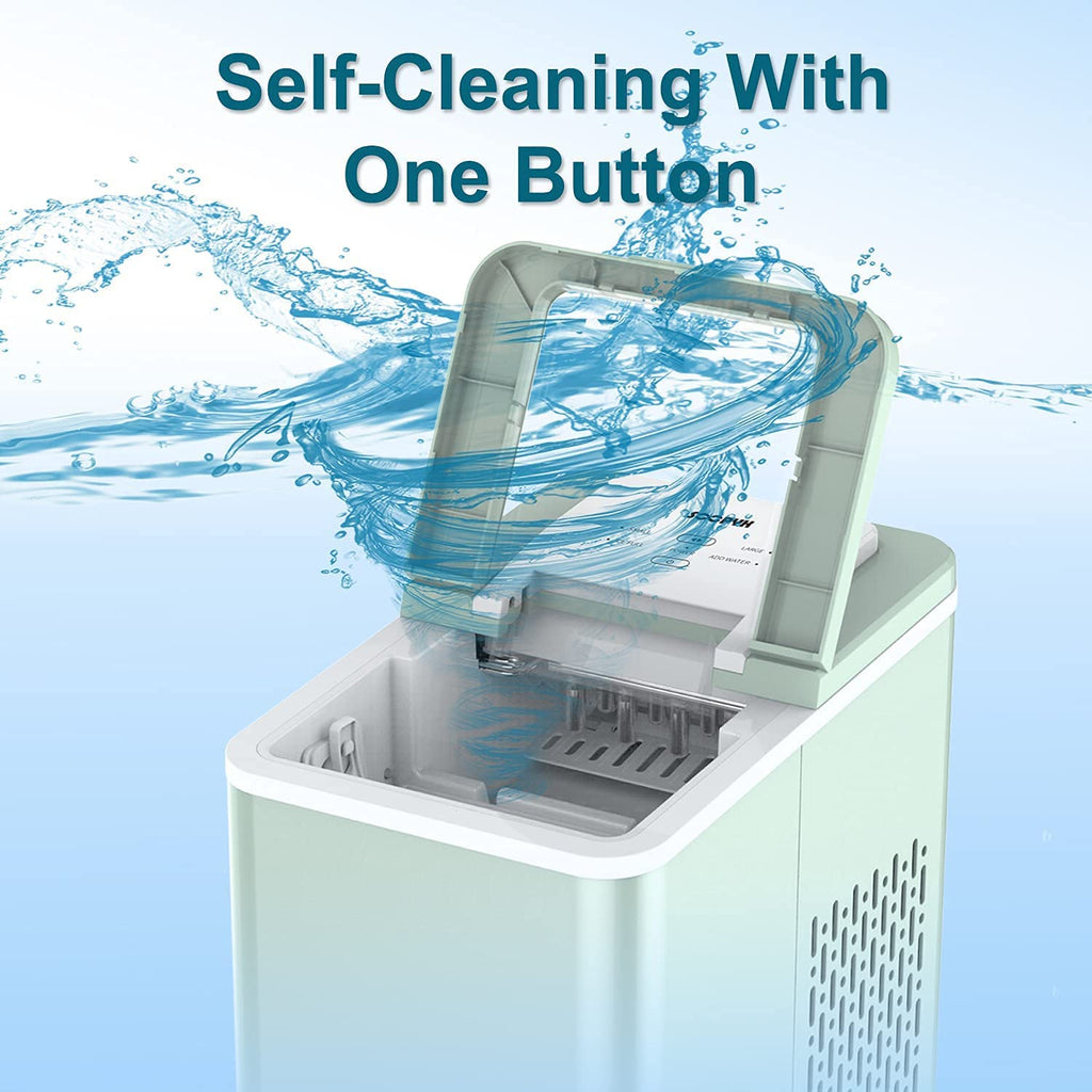 Countertop Ice Maker Machine, 26LBS in 24 Hours, Self-Clean 1.8L Portable Ice Maker with Ice Scoop and Basket C88580