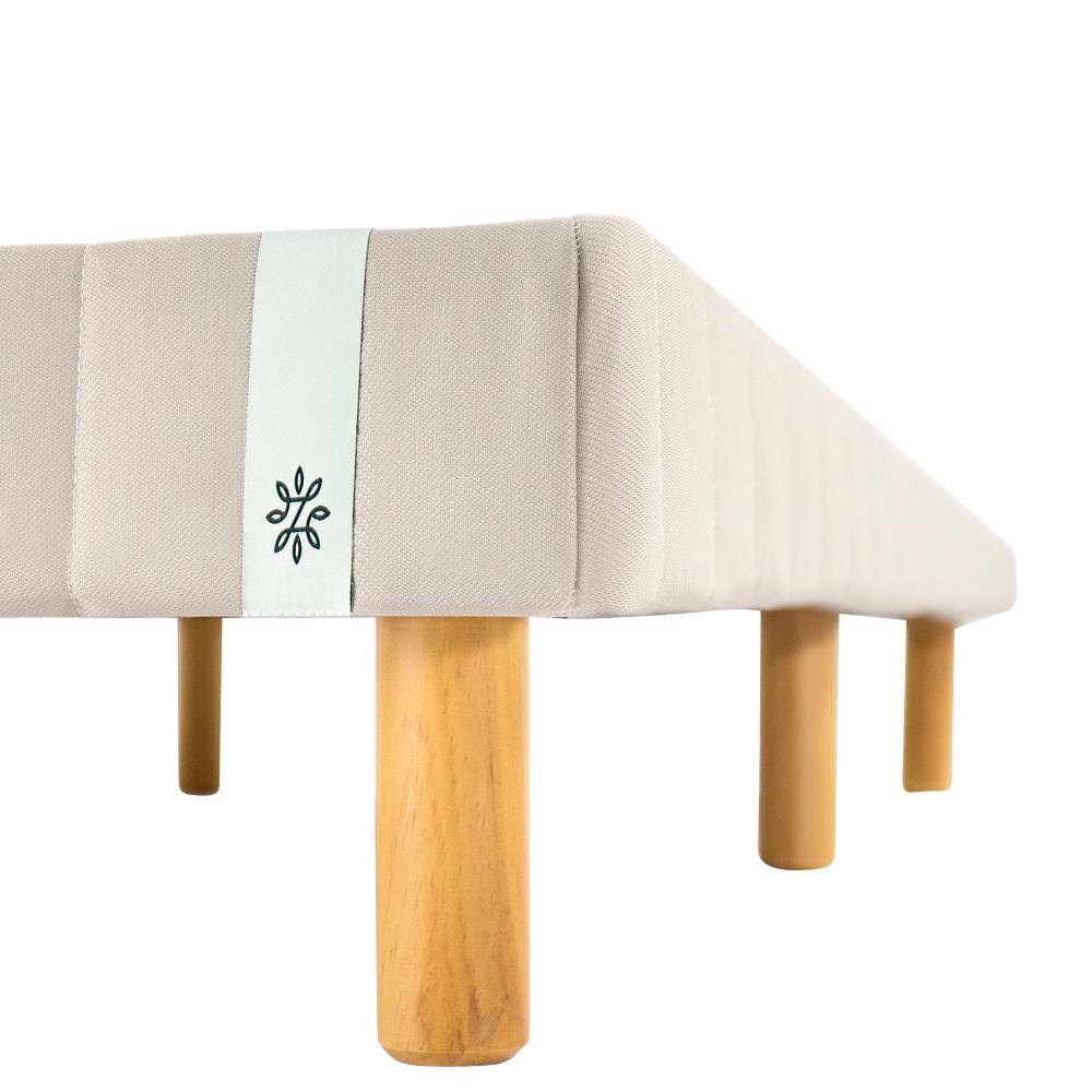 Beige Metal Queen Mattress Foundation E66529