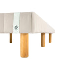 Beige Metal Queen Mattress Foundation E66529