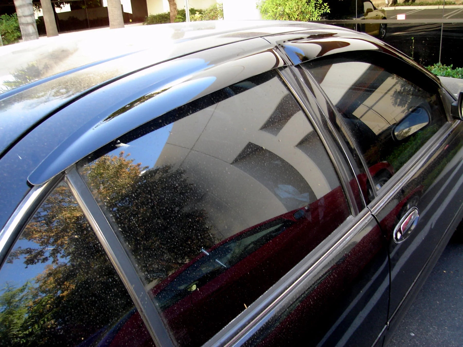 Outside Mount Window Visor Deflector and Sunroof 5 Pcs Set E34586