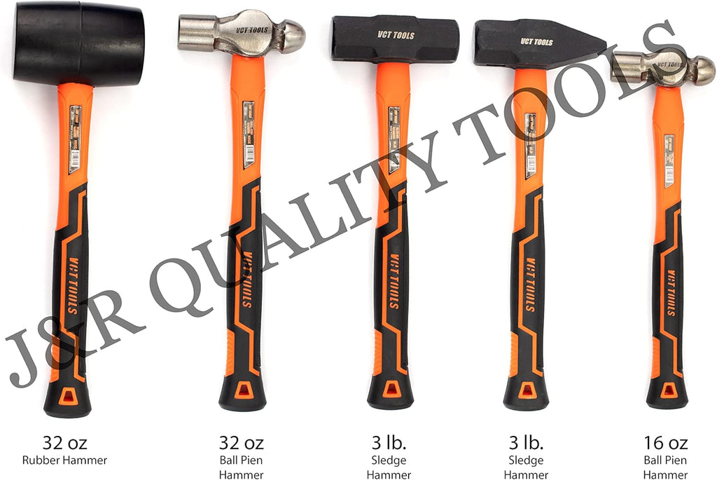 5pc Hammer & Mallet Set I6434