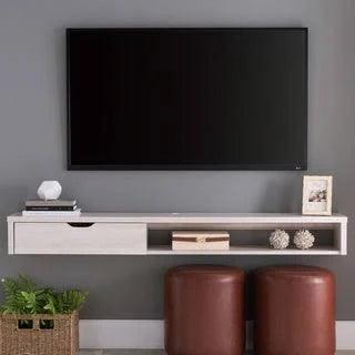 White Oak Floating Wall-Mounted Media Console X9148
