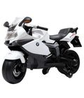 White 12V Ride on Motorcycle M821758