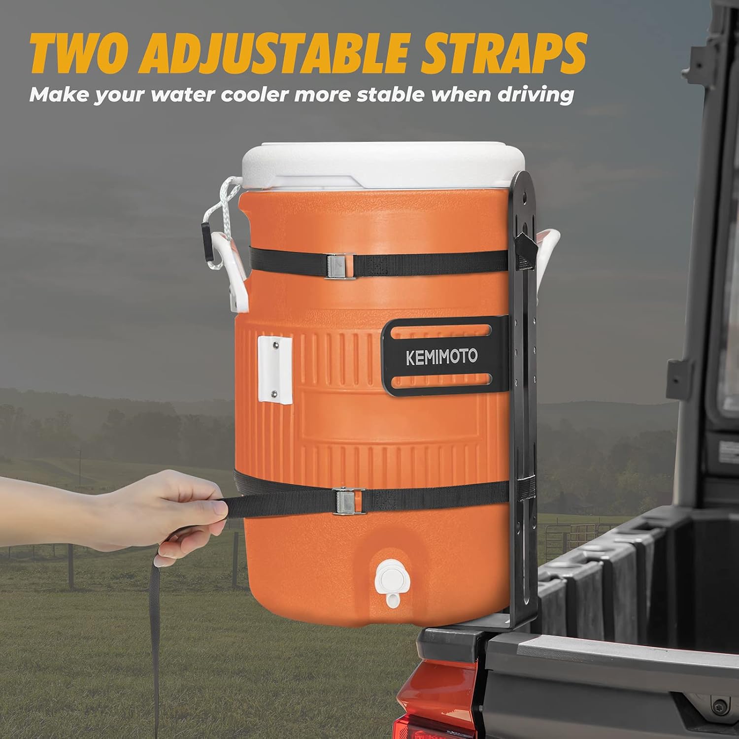 5 Gallon Steel Water Cooler Holder Trailer Rack, Pack of 2 L960294