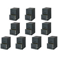 2 Drawer Letter File Cabinet in Black J2335