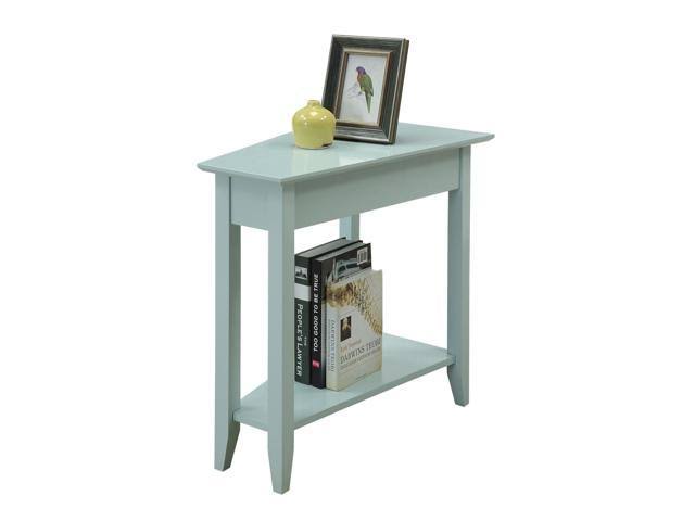 Wedge End Table Sea Foam Finish D64525