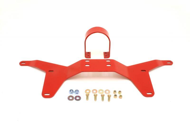 Rear Tunnel Brace with Rear Driveshaft Safety Loop Red X6735