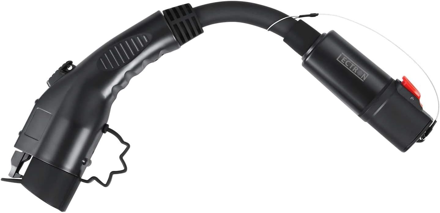 Tesla to J1772 Adapter, Max 40A & 250V (Black) U664864
