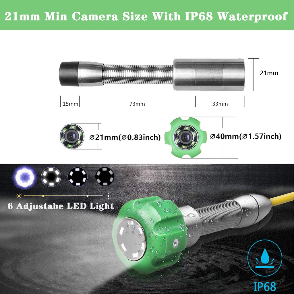 7 Inch LCD Sewer Inspection Camera with DVR N3671