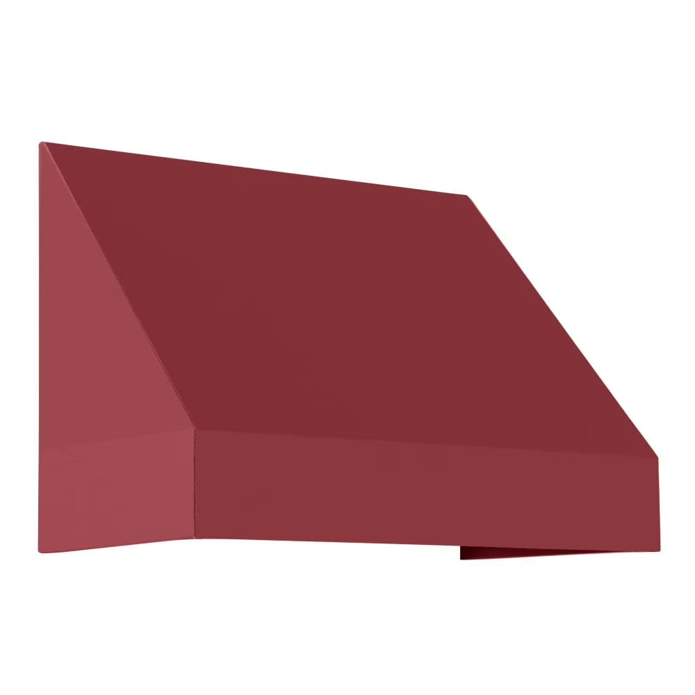 Burgundy Acrylic Fabric Fixed Awning Z964713