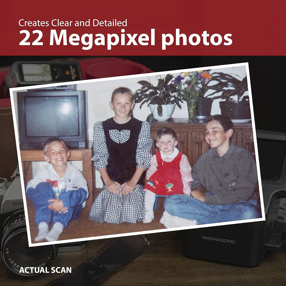 22MP Film Scanner with 5 Display & HDMI J6462