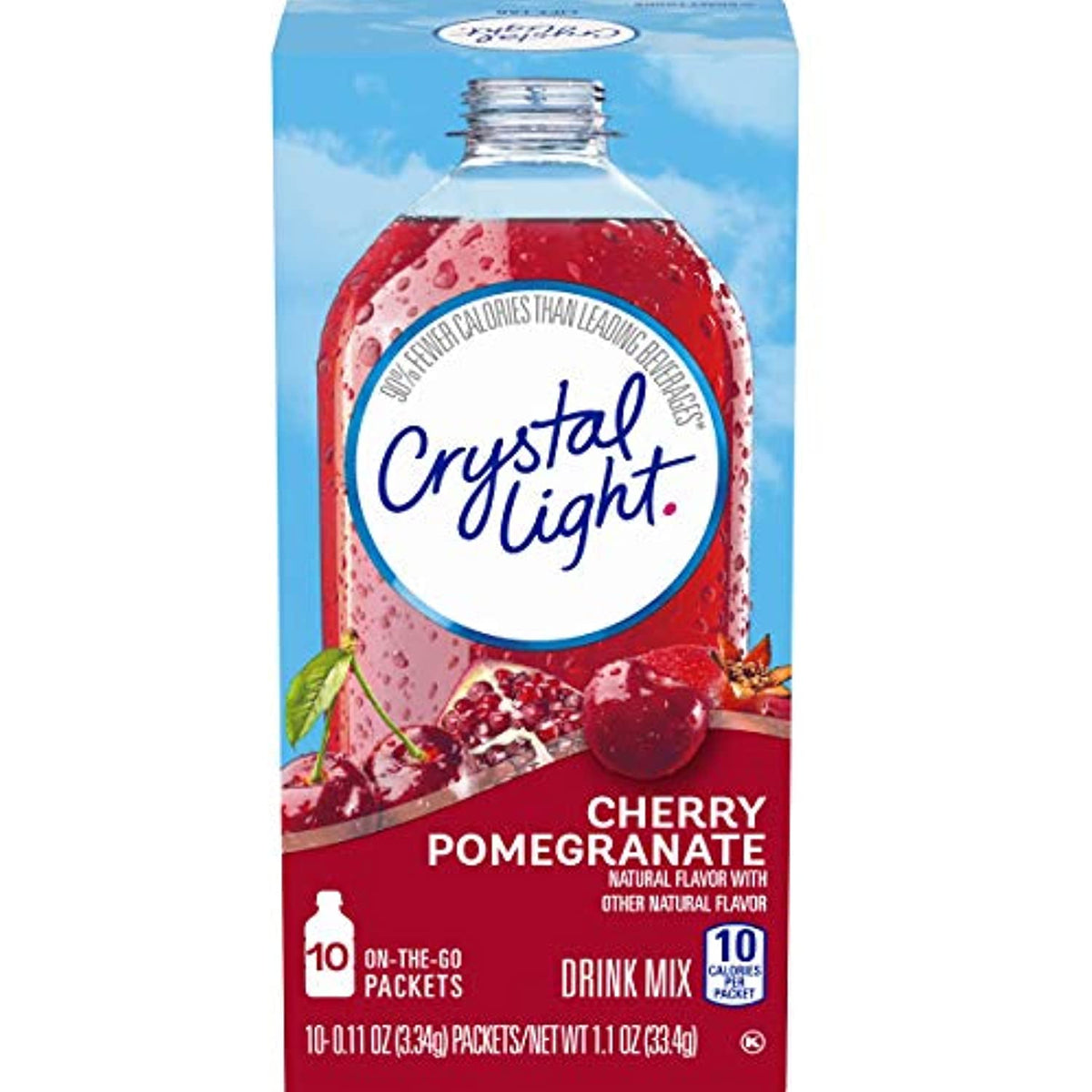 Pomegranate Cherry Drink Mix (5 Pitcher Packets, 6 Canisters Of 10) V4013