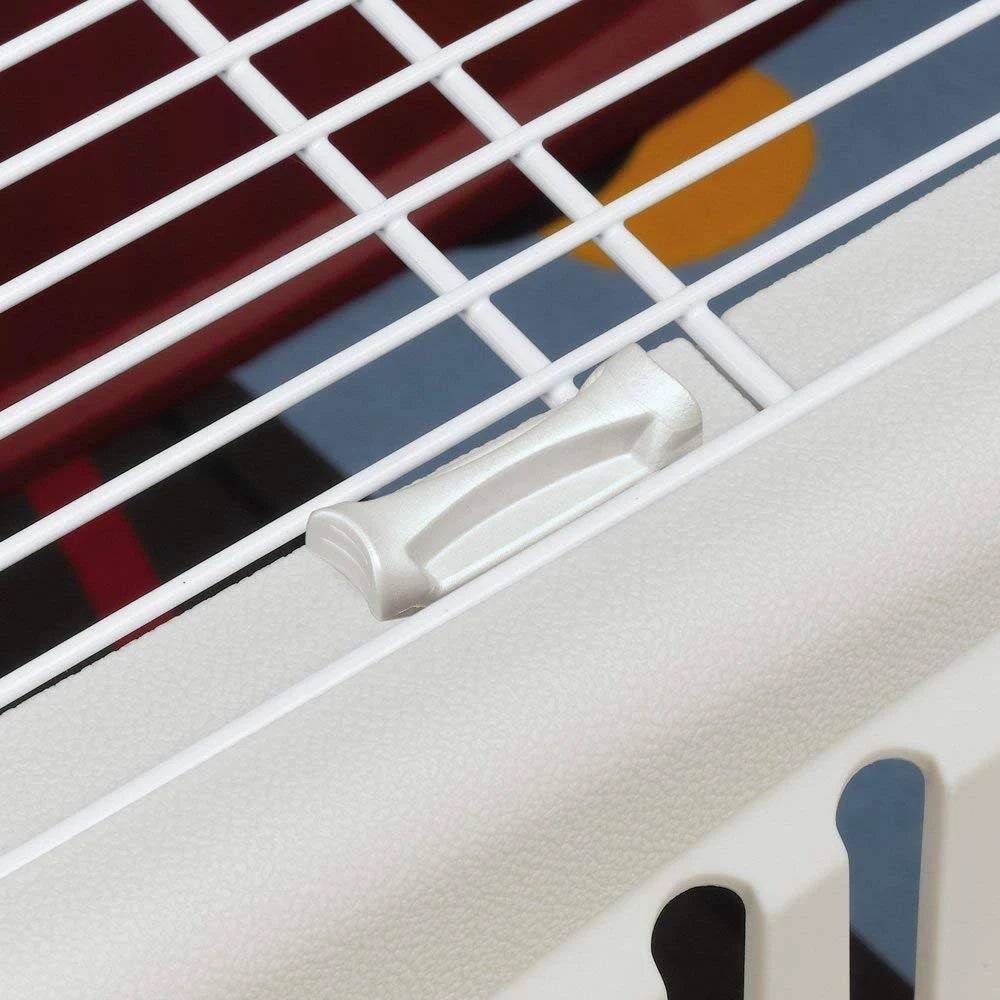 Light Blue Two Door Top Load Plastic Pet Carrier N4993