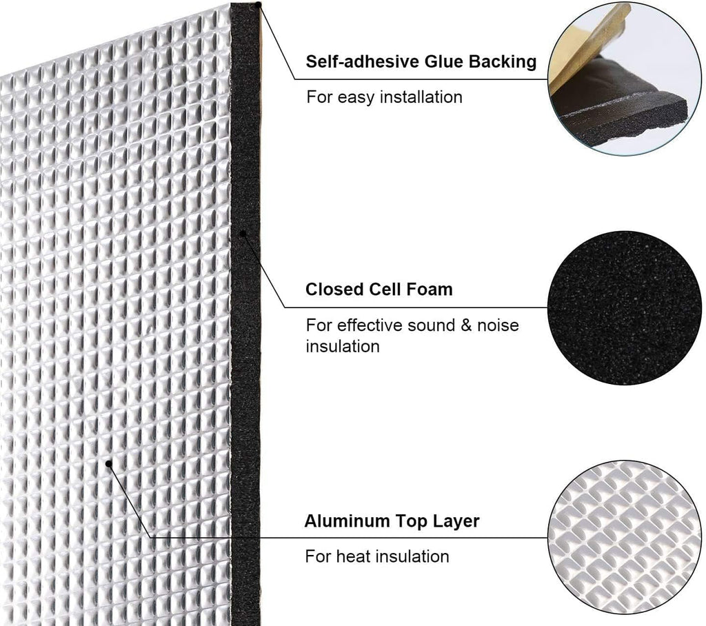 6mm Car Sound Deadener Heat Insulation Mat A25264